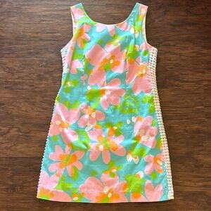 Lilly Pulitzer Floral Dress - Pink, Green, and Blue